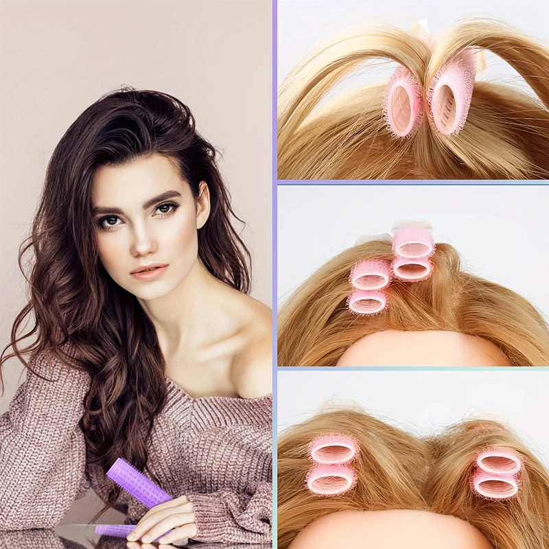 Bangs Curling Irons Lazy Hair Rollers Fluffy Styling Clips Air Overnight Curling Heatless Curler DIY Hair Styling Accessories