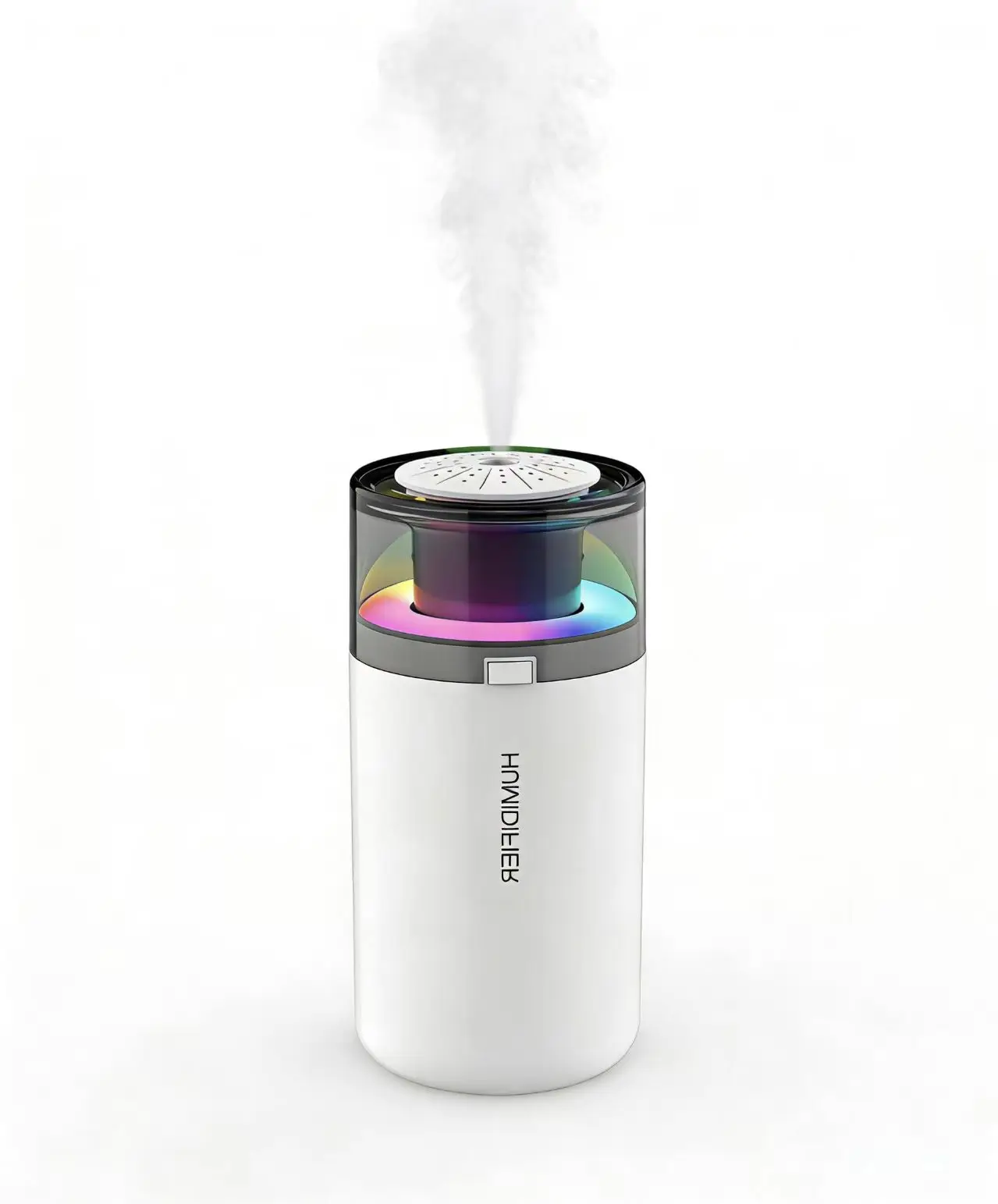 Round minimalist color humidifier; suitable for home bedroom living room small humidifier; car humidifier