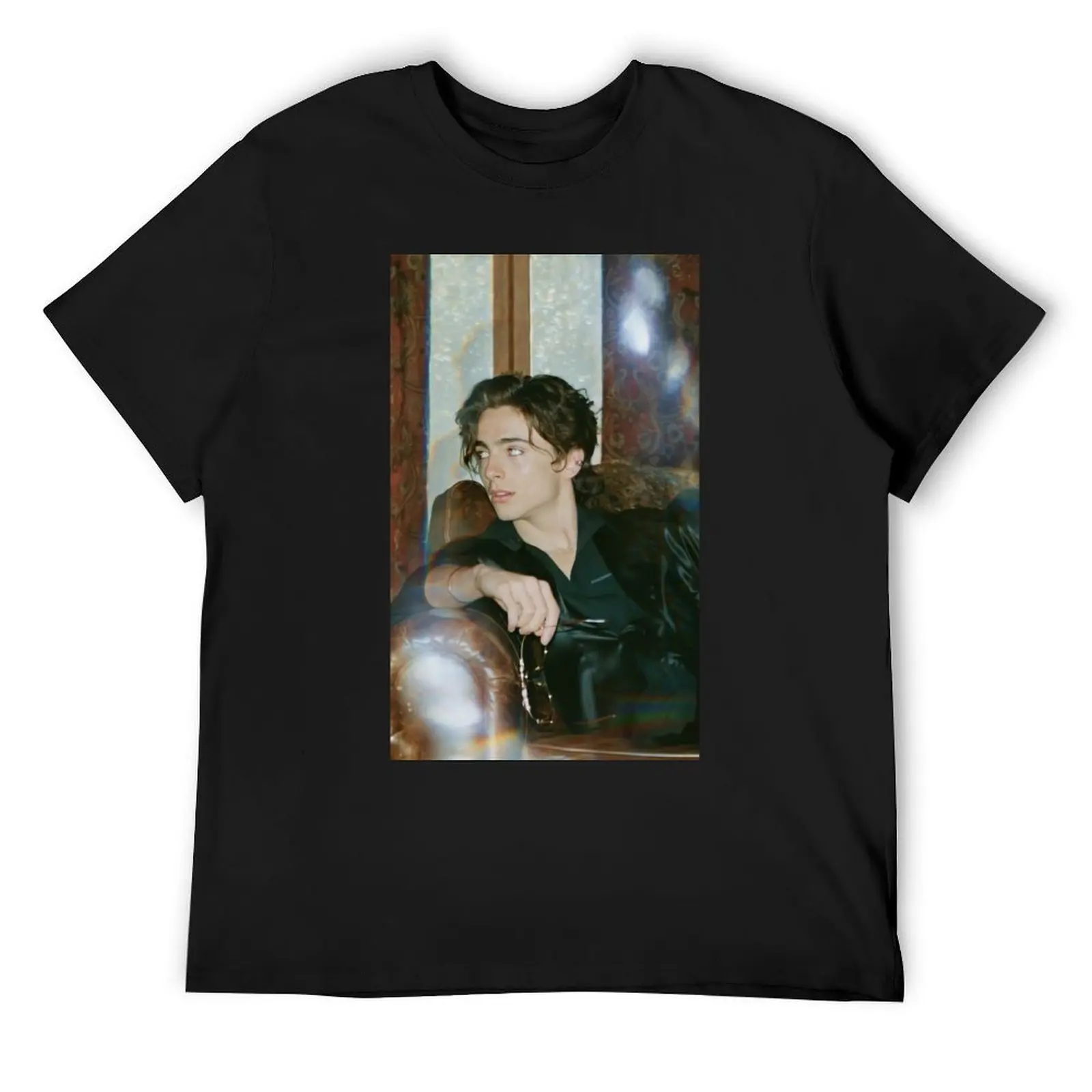 

Timothée Chalamet poster T-Shirt tees anime figures man clothes plus size clothes mens graphic t-shirts