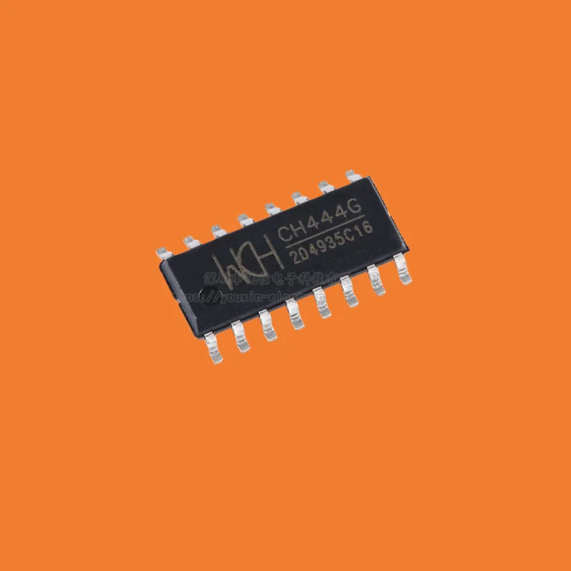 20pcs/original genuine CH444G SOP-16 2 single pole four throw 5V low resistance analog switch chip