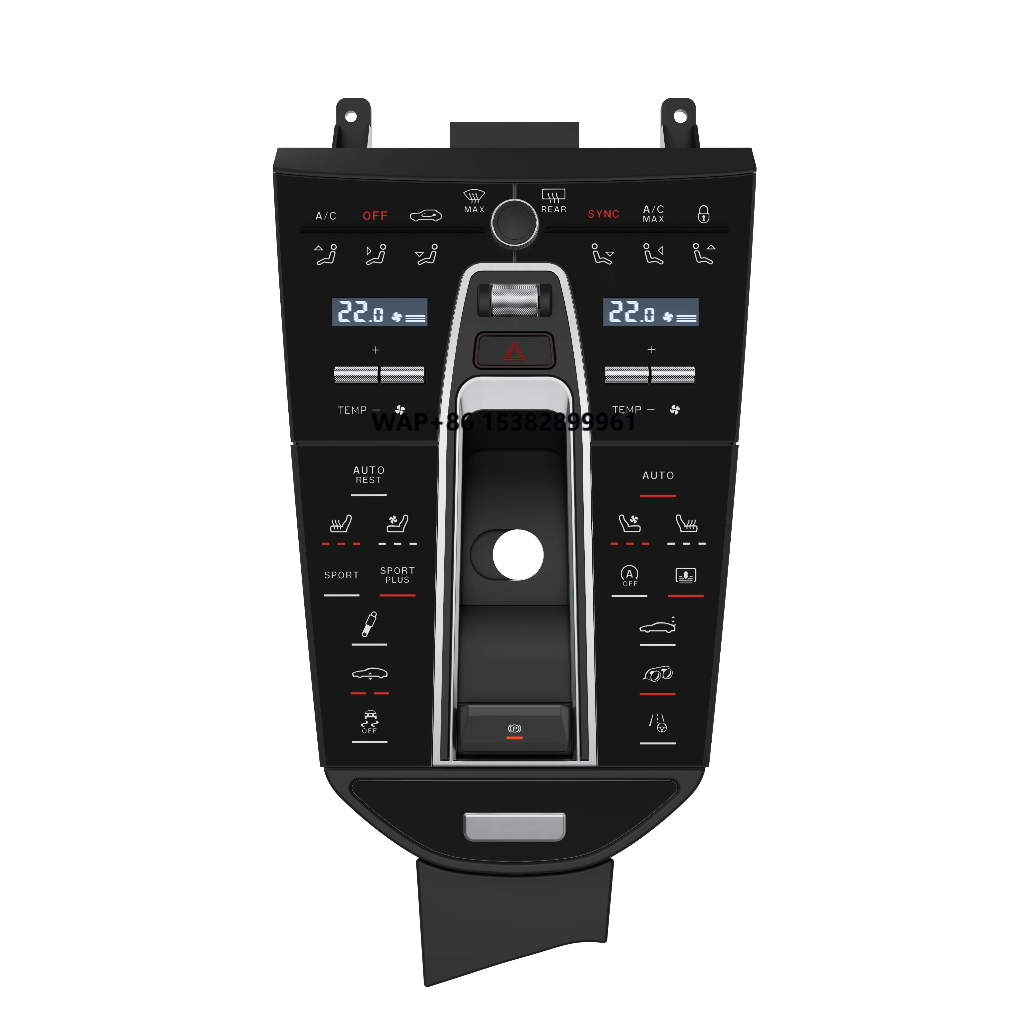 

Car Center Console Panel for 2010 - 2016 Touch Dashboard Carplay Radio AC Electric Air Conditioning Vents