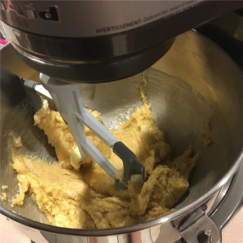 

ABFY-5X Flex Edge Beater For Kitchenaid Bowl-Lift Stand Mixer - 6 Quart Dough Mixing Paddle With Flexible Silicone Edges