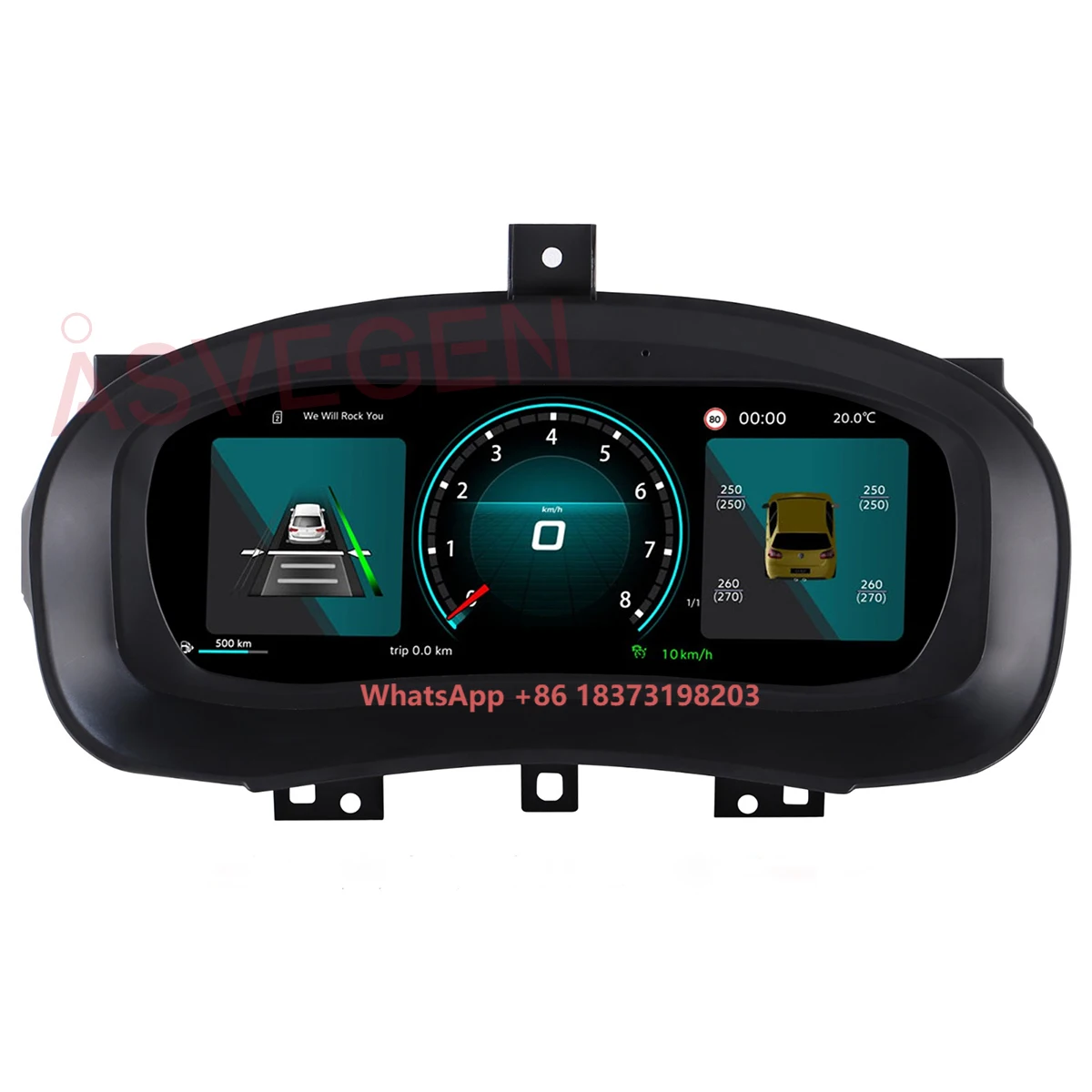 

For 2008-2014 Skoda Fabia 10.25" Car LCD Digital Cluster Instrument Speedometer CockPit Panel Linux System