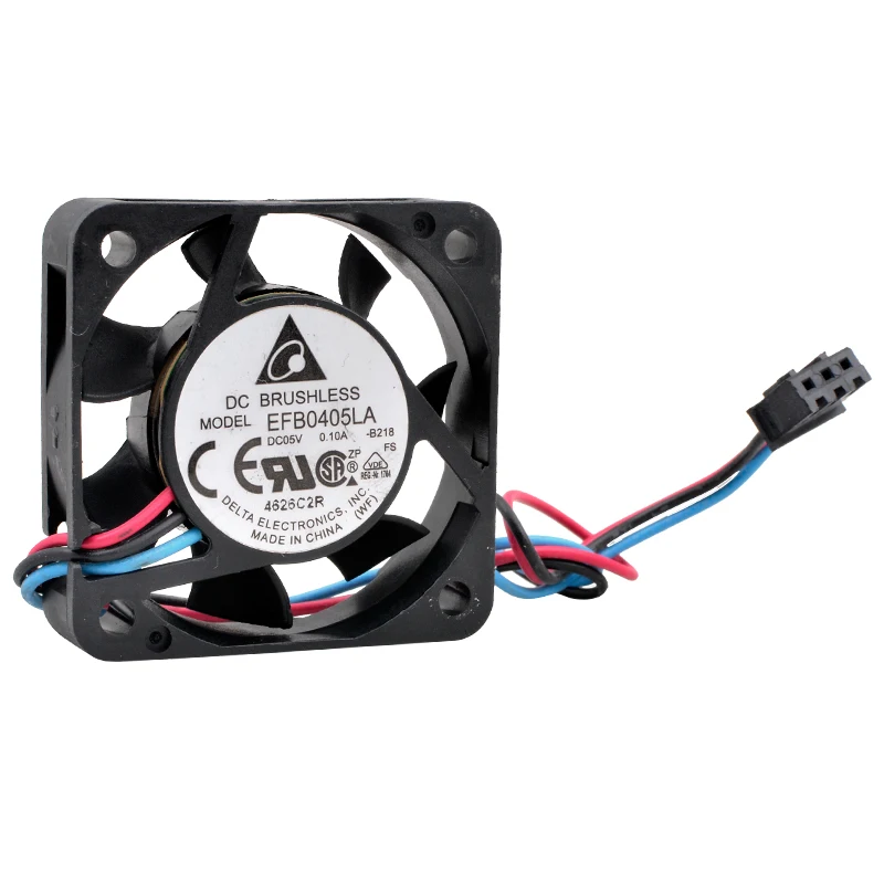 EFB0405LA 4CM 40mm fan 40x40x10mm 4010 DC5V 0.10A 3 lines 3pin Cooling fan for IPC power monitor host