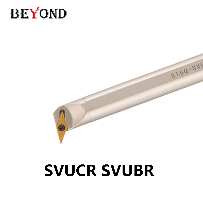 BEYOND SVUBR SVUCR 16mm 20mm S16Q-SVUCR11 S20R-SVUBR11 Internal Turning Tool Holder White Nickel Coating CNC Lathe Cutter Shank