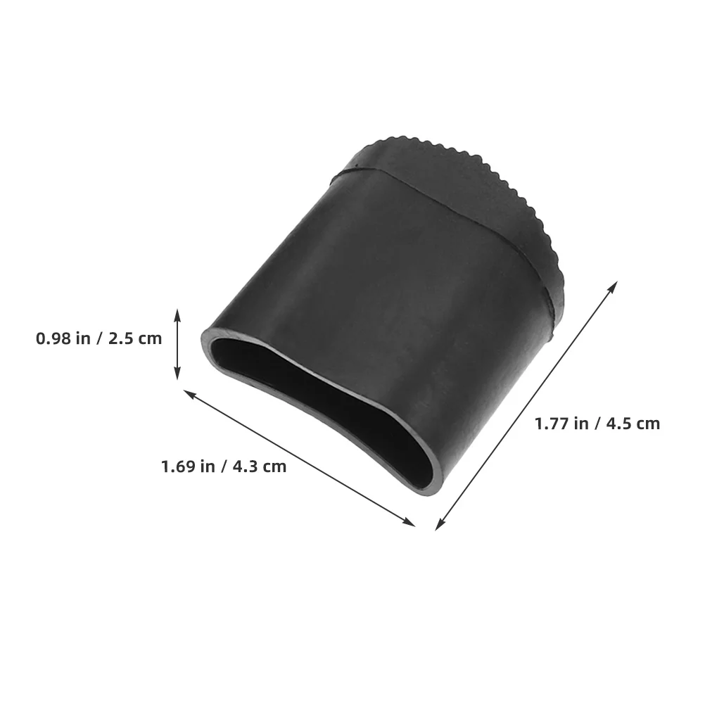 2 قطعة الحصير سلم القدم سيليكون عدم الانزلاق يغطي سميكة دائم درجة سلم حماية الساق استبدال منصات السلامة قبعات مطاطية #5