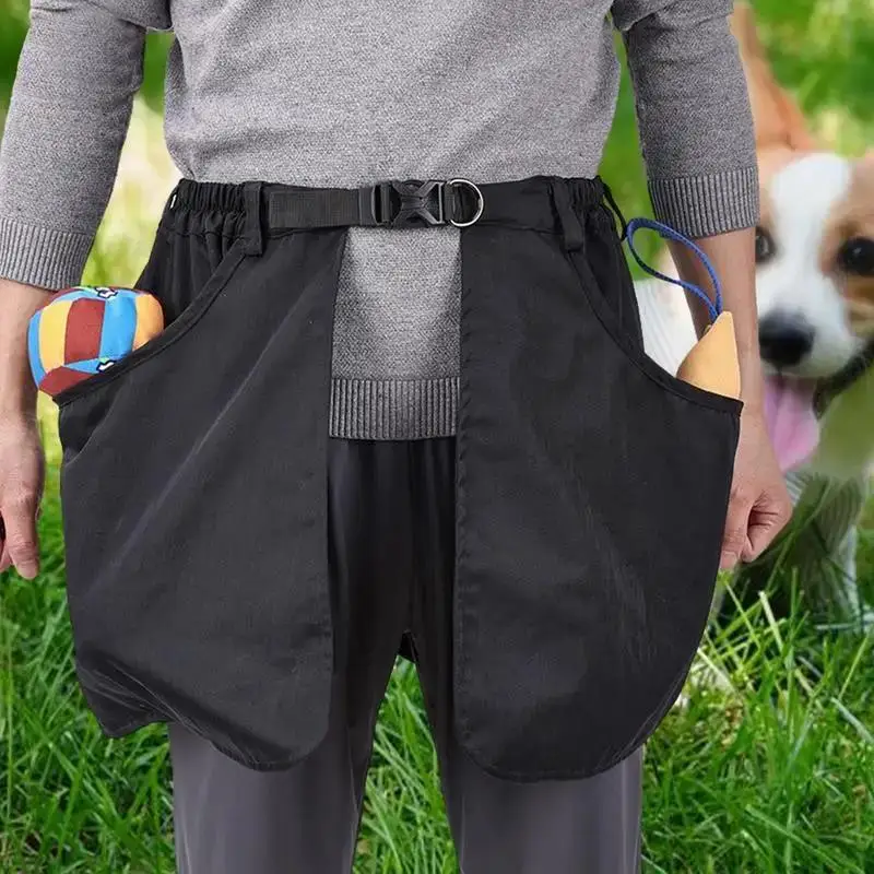 Dog Training Treat Versatile Waterproofing Waist Pouch Apron Large Capacity Pockets for Activity