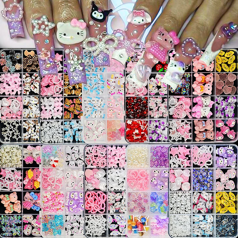 商品説明必読!!サンリオ❤︎クリスマスネイルパーツ５個セット 商品説明必読!!サンリオ❤︎クリスマスネイルパーツ5個セット