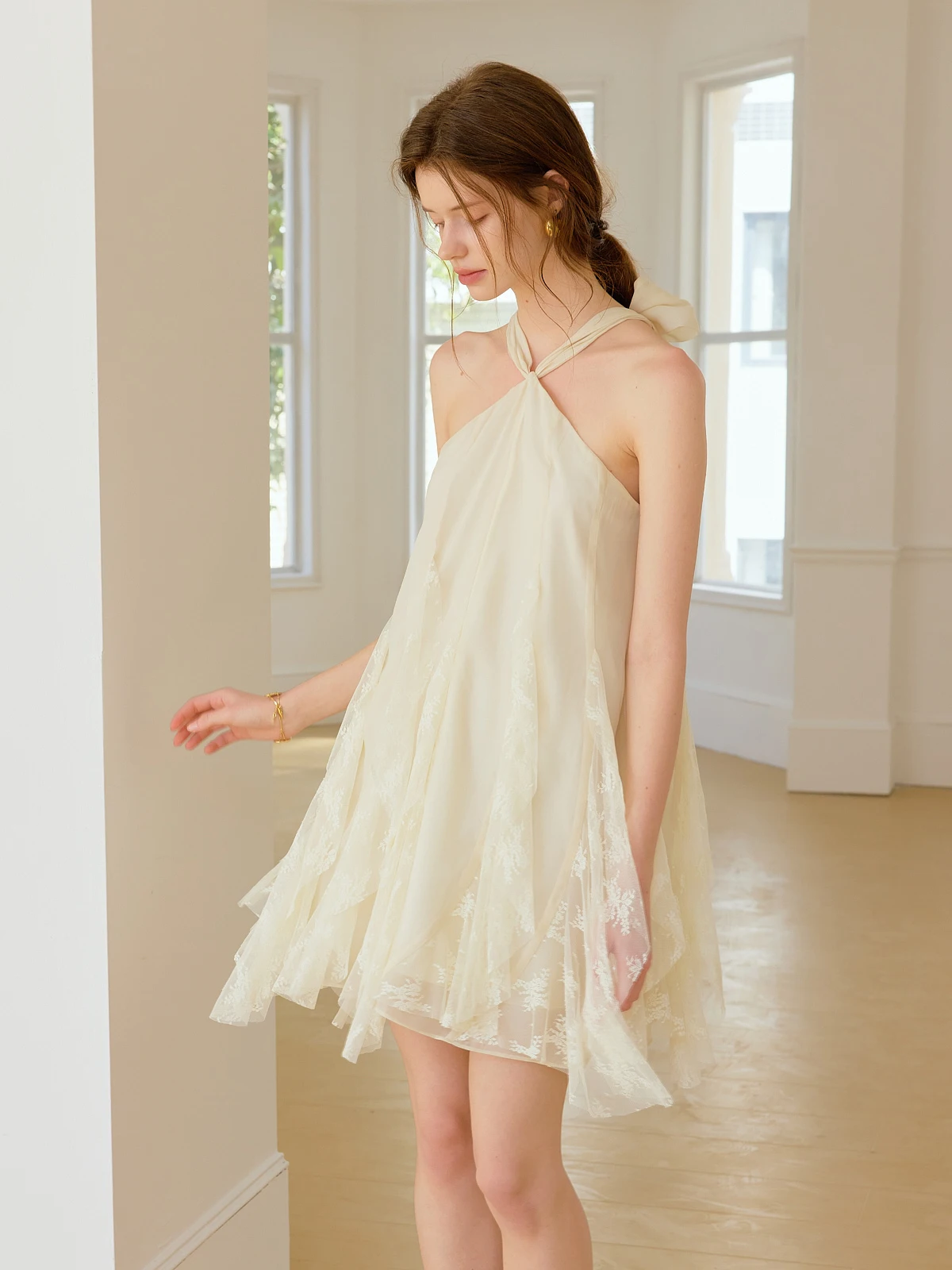 

Te by FrigidOrg Spring Summer Ruffle Lace Thin Veil Hanging Ne Dr Pure Desire Sensation Mixed Sle Ele Faion Dr