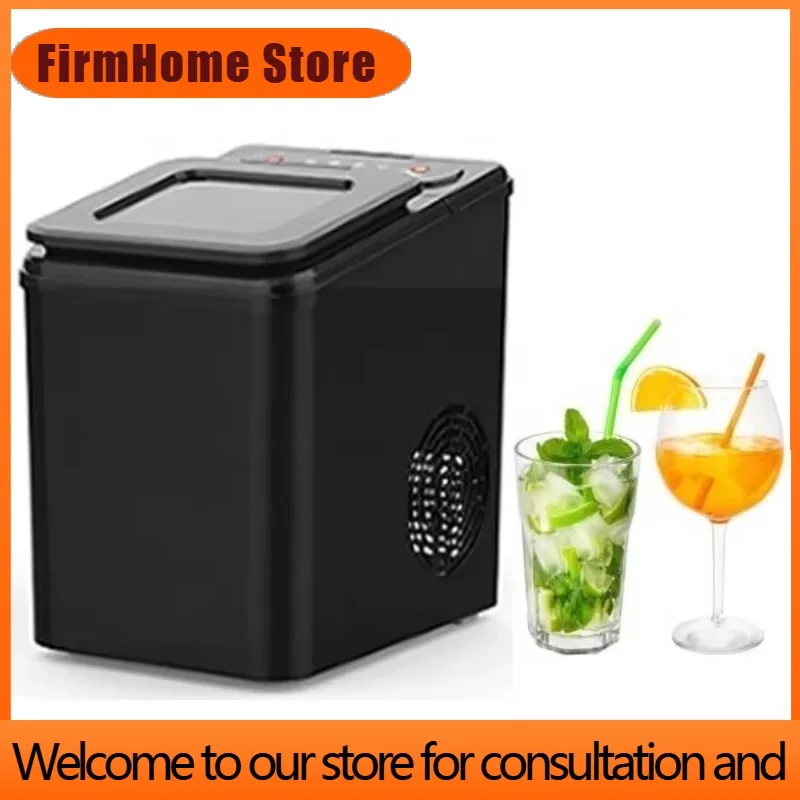 FirmHome StoreHot Sale Compact Mini Cube Block Portable Home Automatic Countertop Self-Cleaning Small 12v Bullet Ice Makers Maki