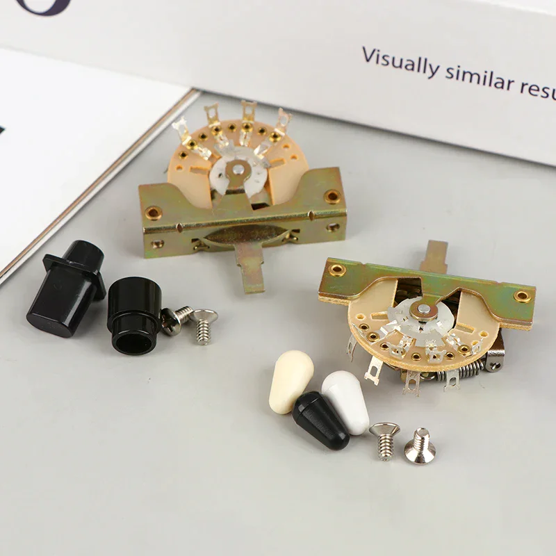 สวิตช์เลือกปิ๊กอัพกีตาร์ไฟฟ้าแบบ 3 ทาง/5 ทาง สำหรับงานหนัก พร้อมสกรู อุปกรณ์เสริมสำหรับกีตาร์ไฟฟ้า