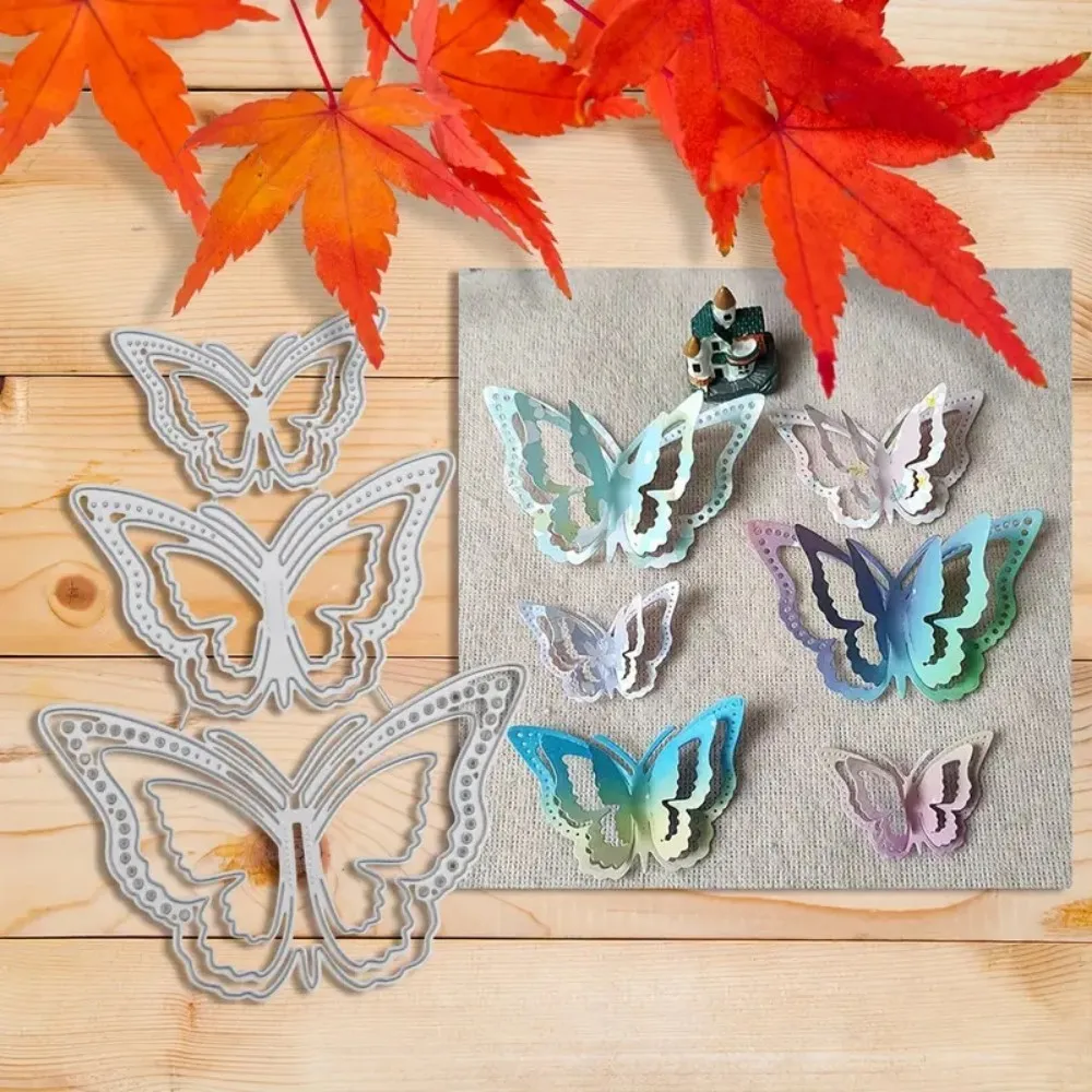 Butterfly Metal Dies for DIY Scrapbooking Cutting Templates  for Cardmaking, Paper Art Craft Supplies