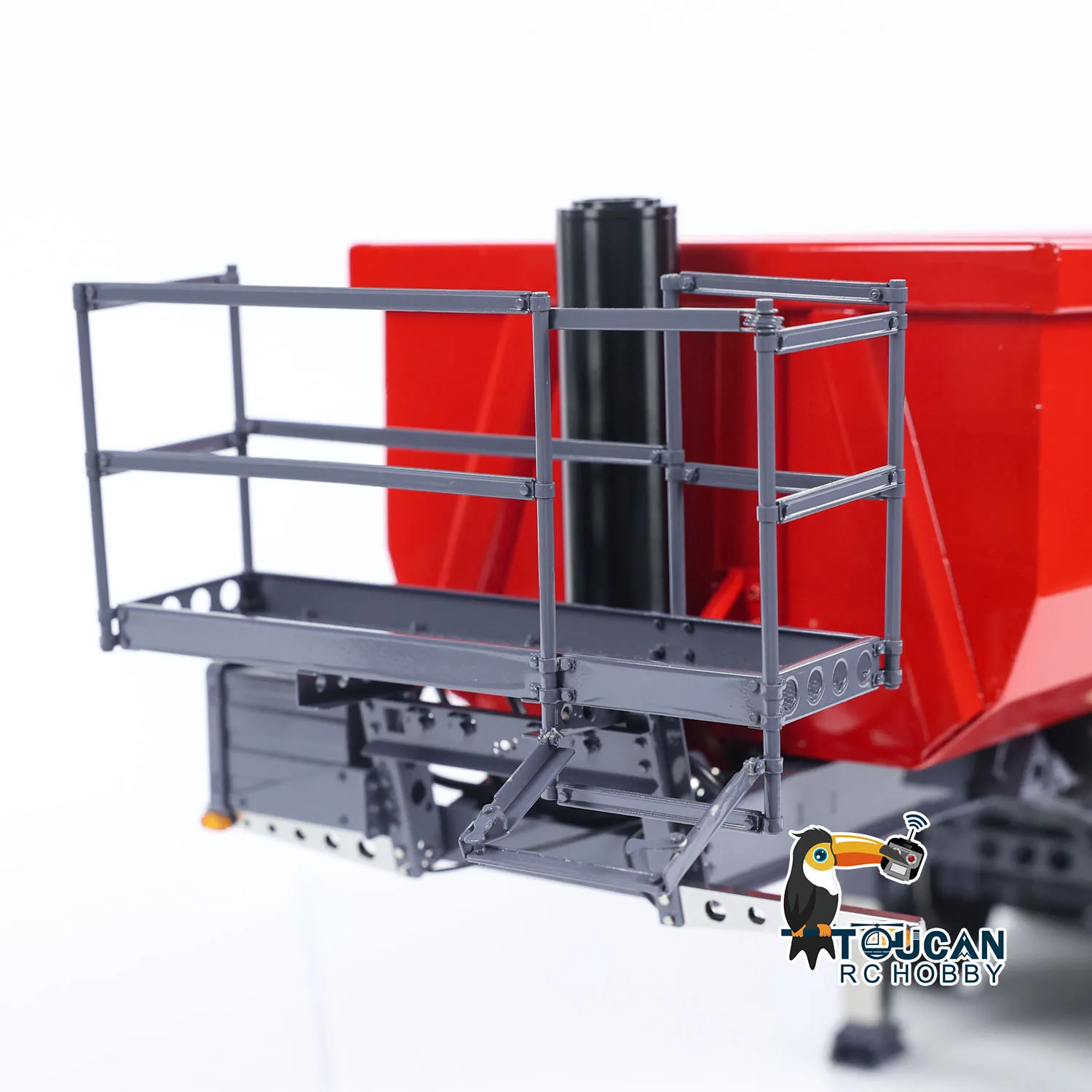 

1/14 Scale Metal 3-Axle Hydraulic RC Dump Trailer For Remote Control Tractor Trucks Construction Vehicle Models