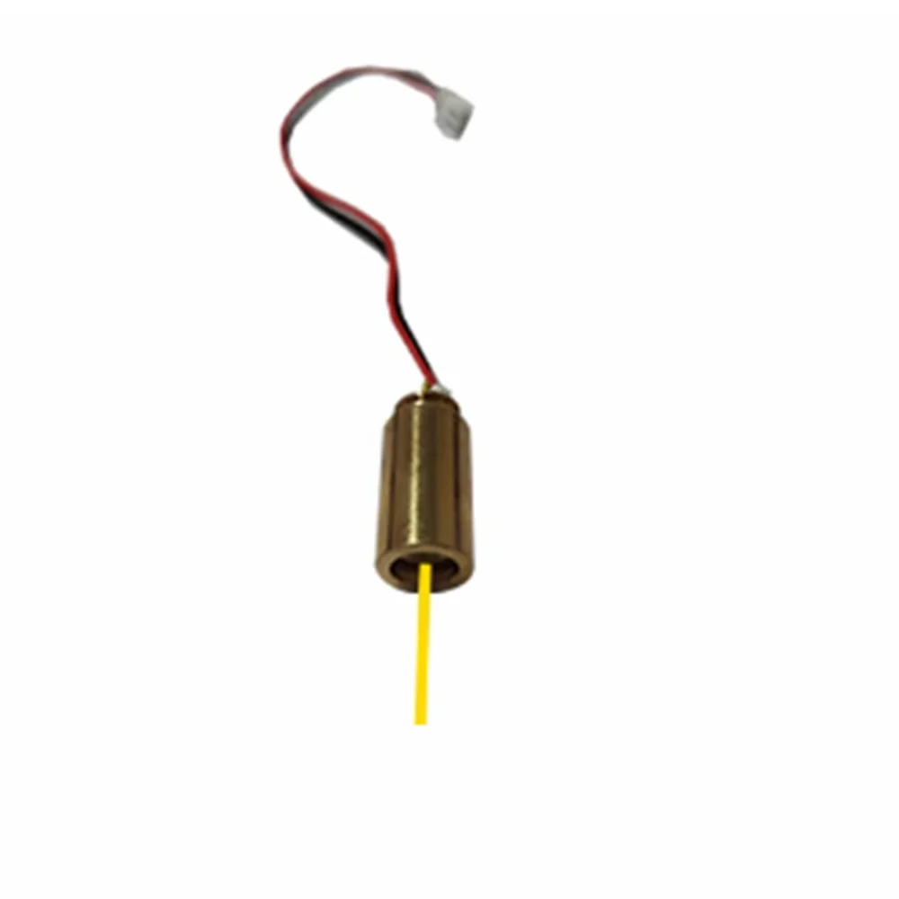 571nm  10mw Yellow Dot Laser Module DC2V-12 * 21mm
