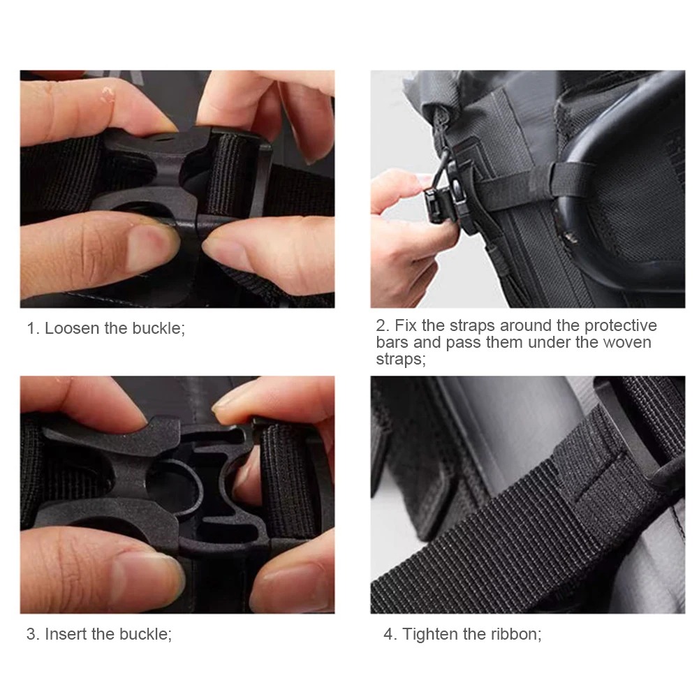 

Motorcycle Tail Bag Waterproof with Shoulder Strap Motorbike Rear Rack Trunk Storage Bag Motorcycle Bumper Bag Motor Accessories