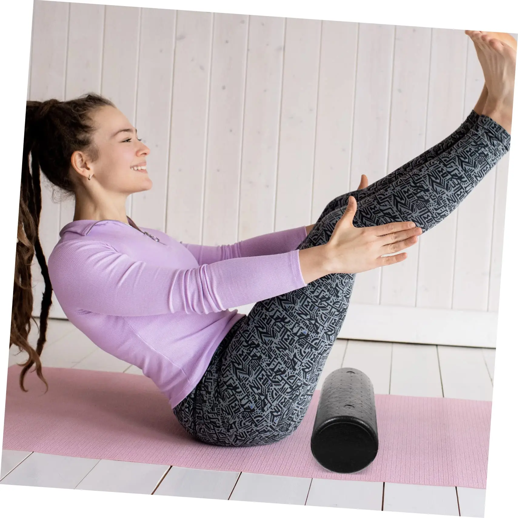 EPP Yoga Foam Roller Fitness Portable Pilates Body Exercises Gym for Leg/Arm/Back/Feet Pain Self-Myofascial Treatment Tool - view 4
