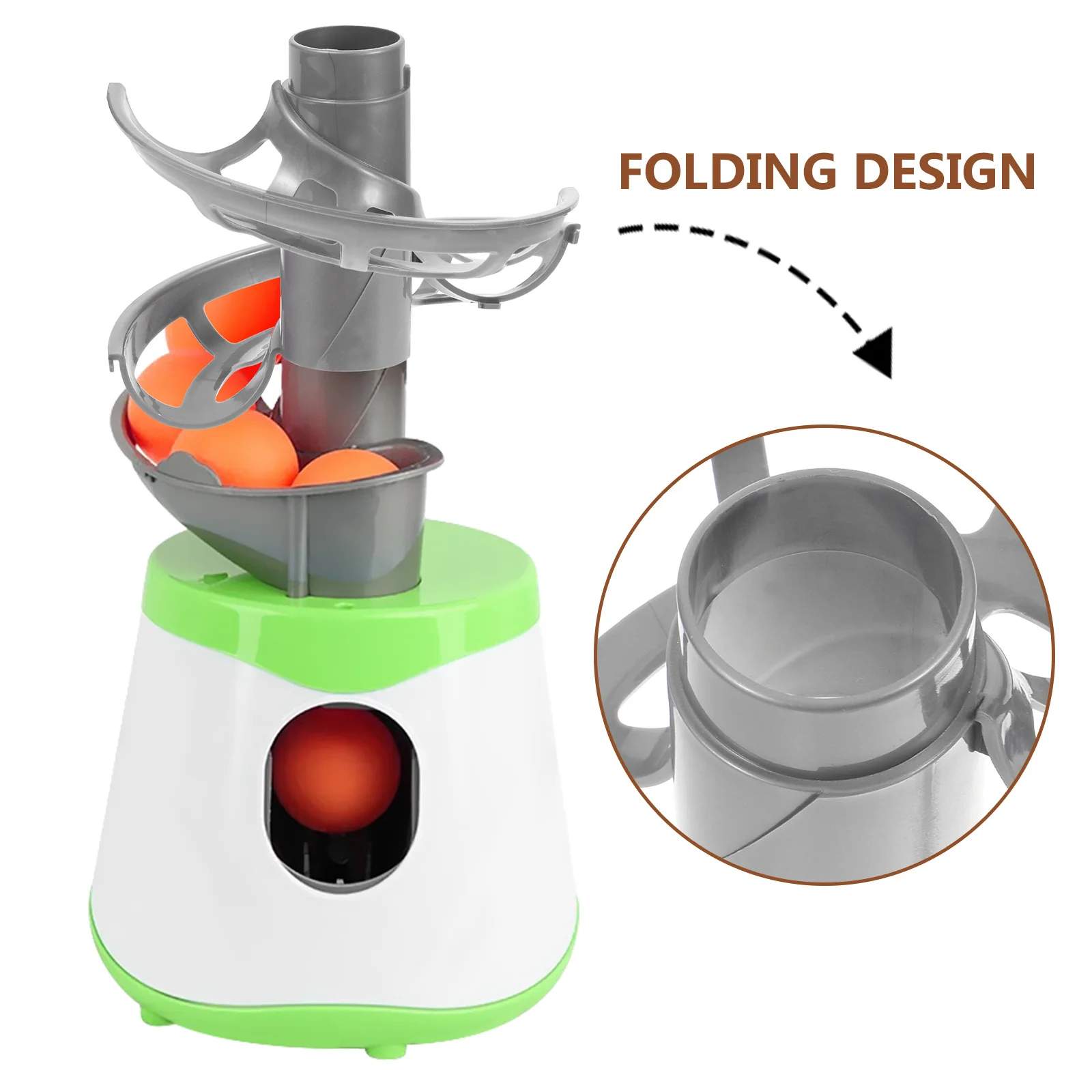 آلة تنس الطاولة الكرة الأخدود تمديد لجزء استبدال قاذفة بينغ بونغ التدريب ملحق السكك الحديدية المطول #3