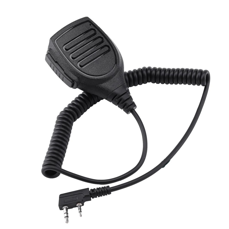 

Speaker Microphone Dual PTT Mic For Baofeng UV-5R BF-888S UV-82 UV-S9 PL US UV 13 Pro UV-16 Pro Kenwood 2 pin type Two Way Radio