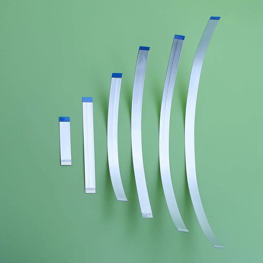 YuXi 1 Piece 5cm 10cm 15cm 20cm 25cm 30cm FFC Flexible Flat Cable 20P 0.5mm Spacing Shielded Cord Ribbon Cable
