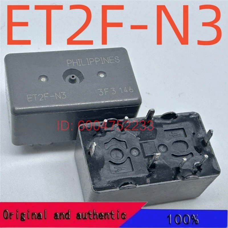 10PCS Used ET2F-N3 ; ET2 R-B3M1 (replaceable:ET2-B3M1S ; ET2F-B3M1S ; ET2-N16) (ET2-8P) Relay 8pins
