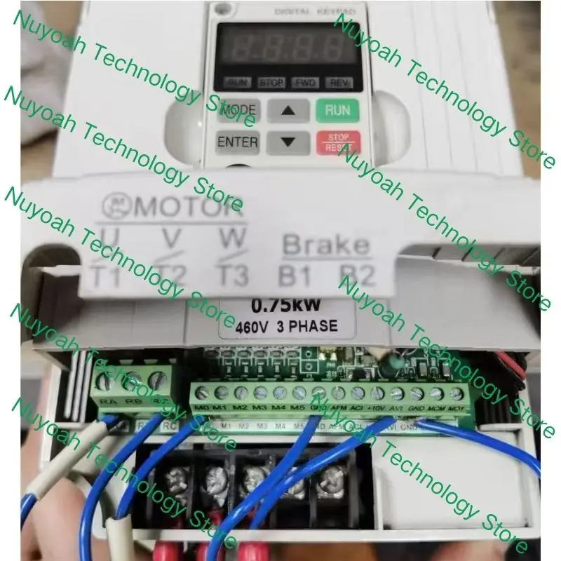 Second hand VED007M43B 0.75KW 380V inverter tested OK and shipped quickly