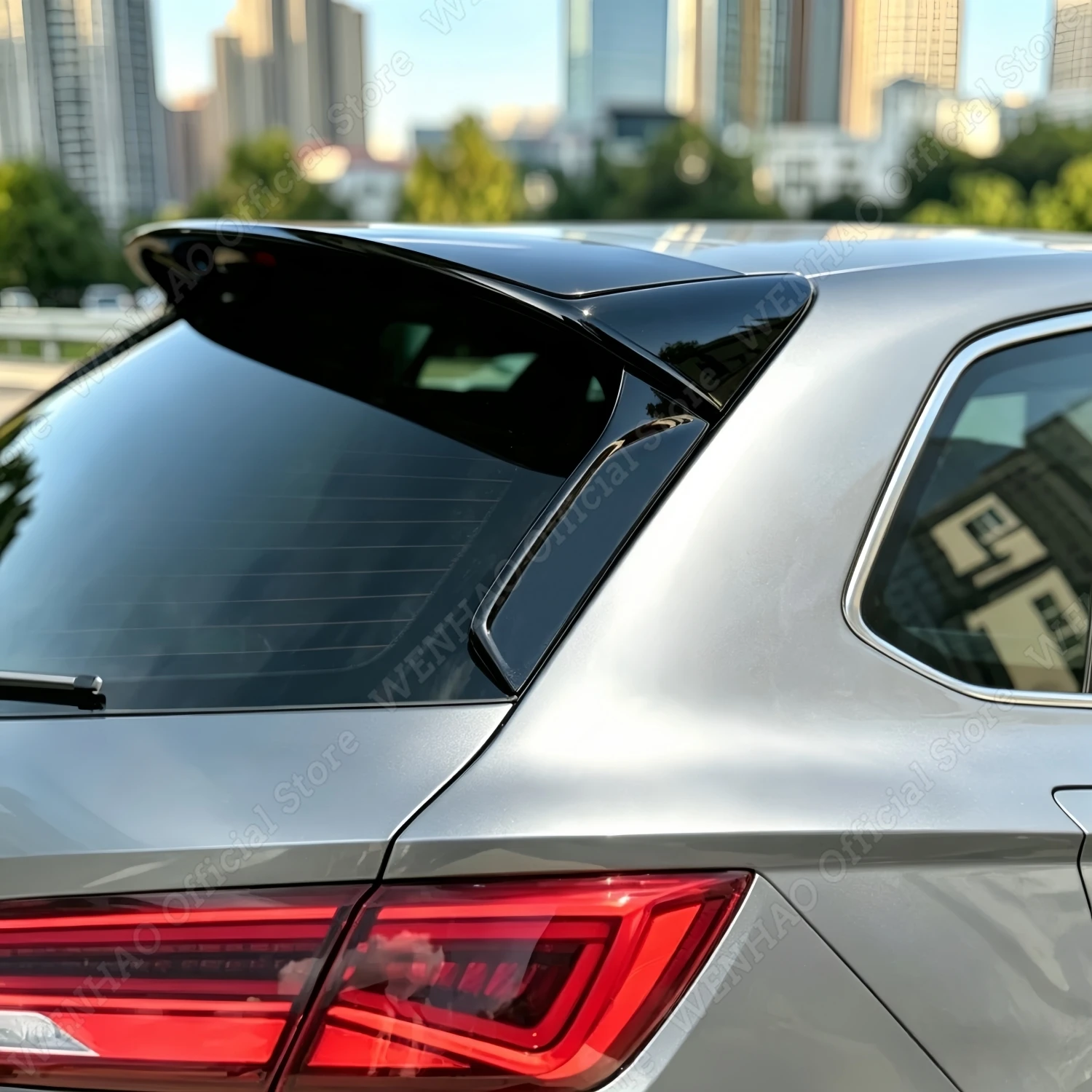 

For Seat Leon MK3 5F8 ST Sportstourer TDI TSI Cupra FR 2013-2020 Rear Spoiler Car Trunk Roof Top Side Window Wing Bodykit Tuning