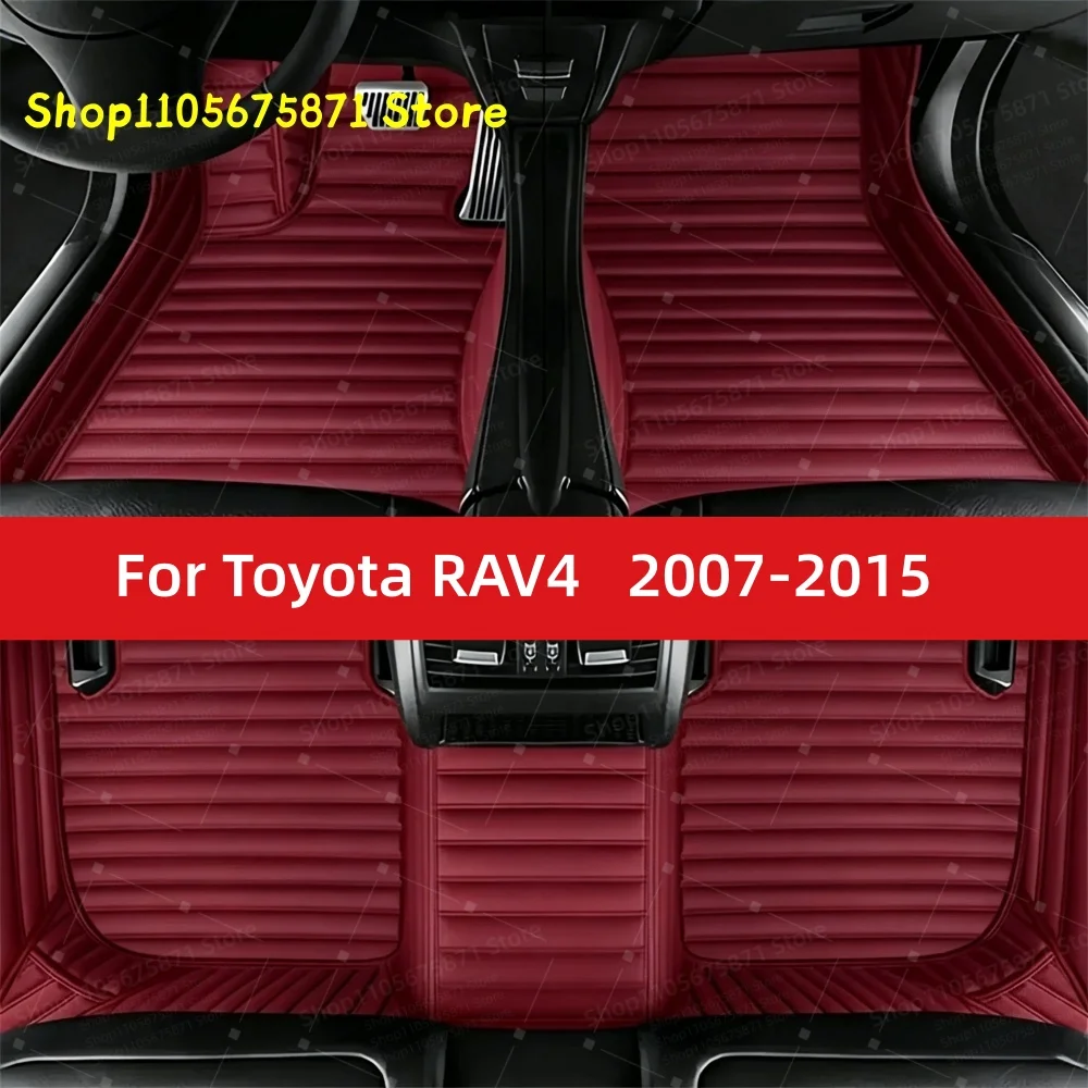 Custom Car Floor Mats Fit For Toyota RAV4 2007 2008 2009 2010 2011 2012 2013 2014 2015 Car Mat Accessories Mats Carpets