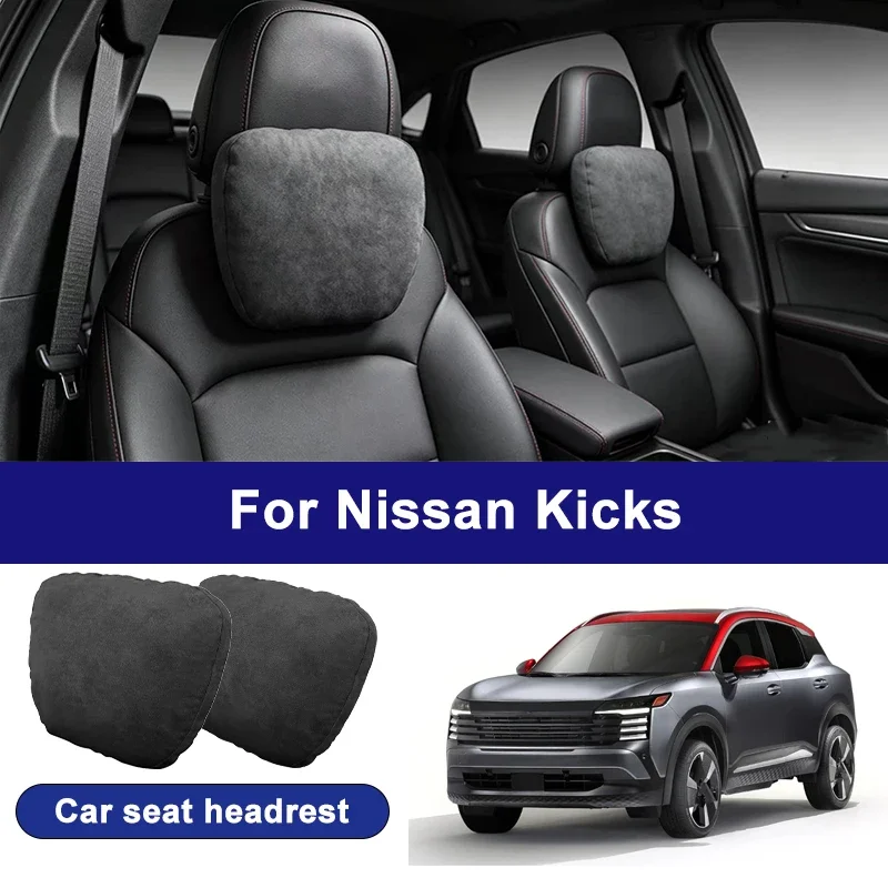 

For Nissan Kicks car headrests, soft universal adjustable car seat pillows, car neck pillow cushions, Car accessories