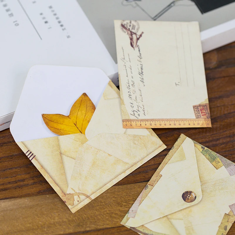 36 Pcs/Lot Mini Cute Ancien Paper Envelope Vintage European Style Gift Card Envelope For Card Scrapbooking Gift Free Shipping