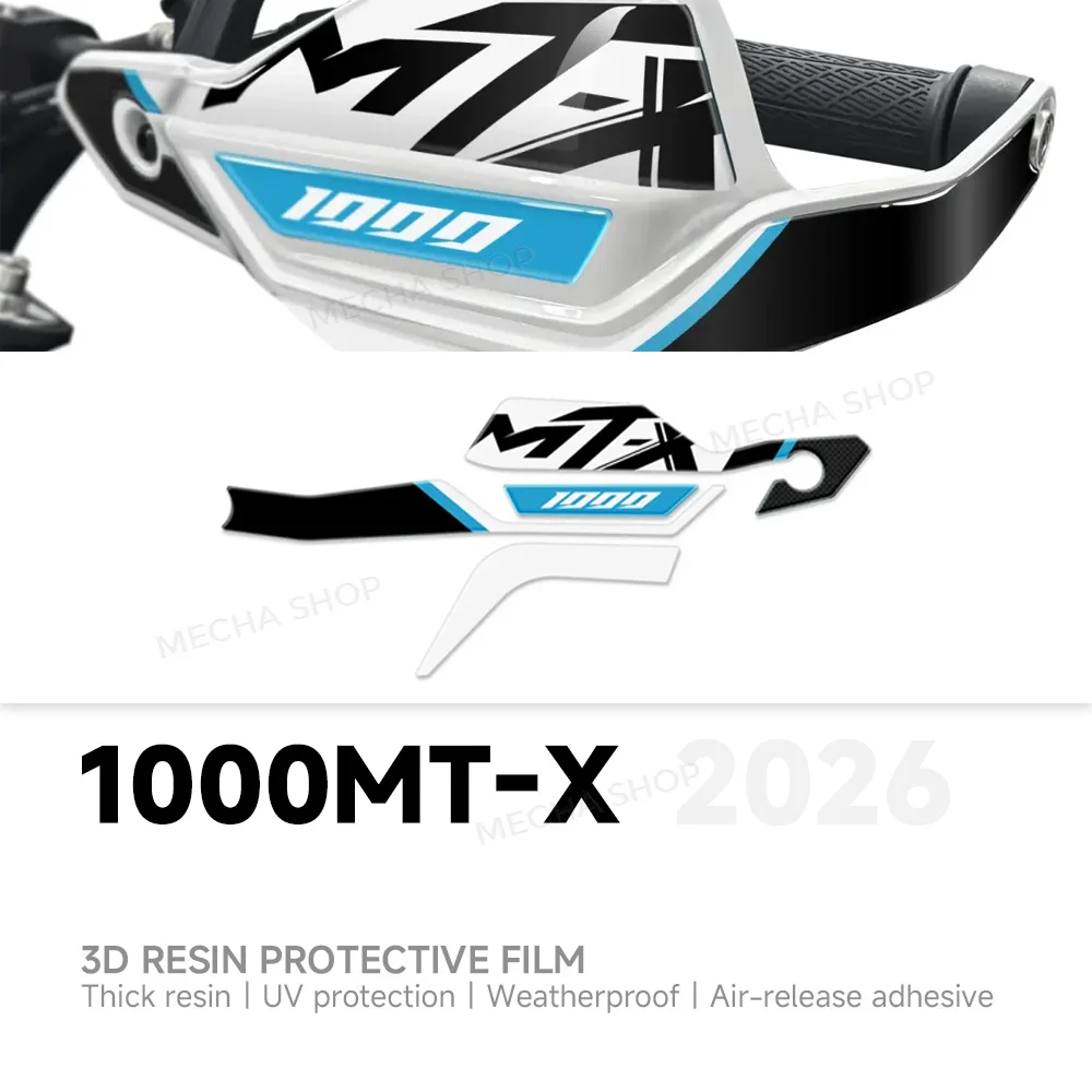 For CFMOTO 1000MT-X 1000MTX 2026 3D Motorcycle Handguard Shield Stickers Motocross Hand Guard Protetion Decals