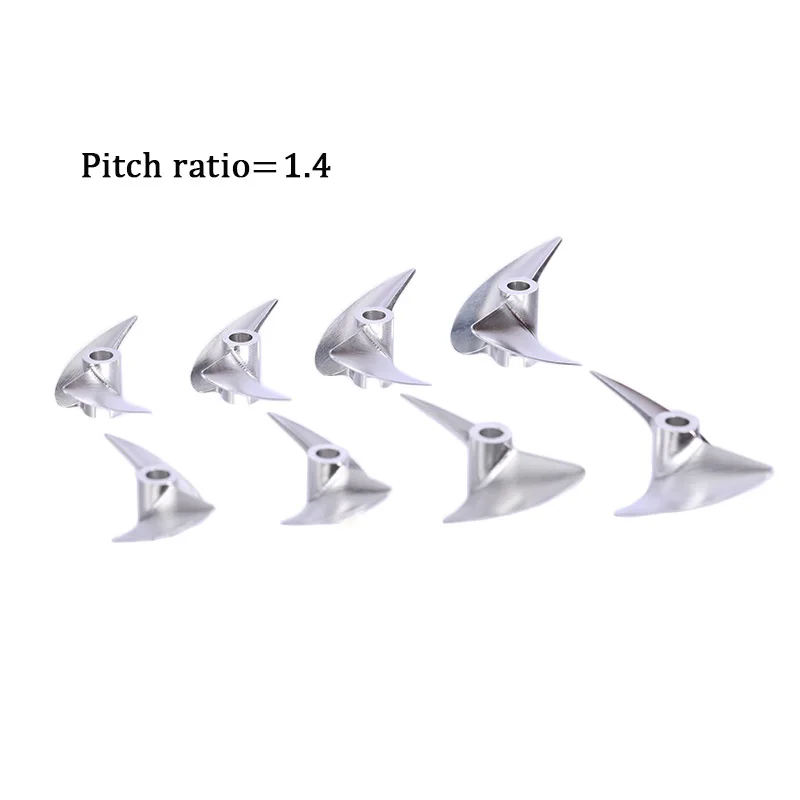 4.76mm Aluminium Propeller 2 Blades Screw Prop Left/Right OD38/39/40/42/43/44/45/46/48/50/52/53/54/56/58mm For Rc Racing Boat