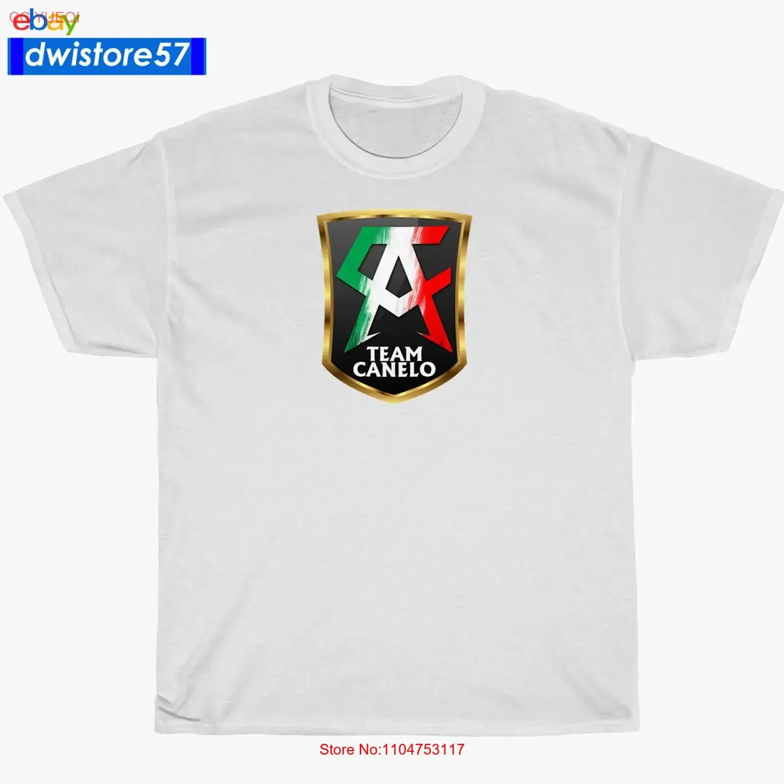 New Canelo Alvarez Boxing Team Logo Black Navy White Grey Men's T Shirt S 5XL vintage Washed designer clothes Comfortable Soft