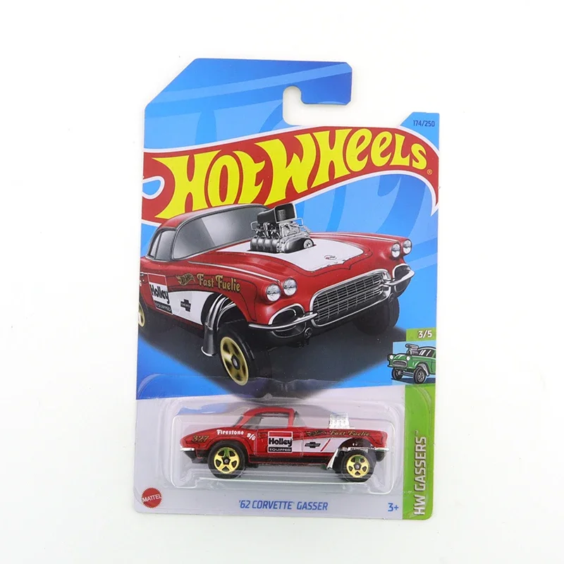 

Hot Wheels Mini Alloy Coupe 62 CORVETTE GASSER 1/64, металлическая литая под давлением модель автомобиля, детские игрушки, подарок