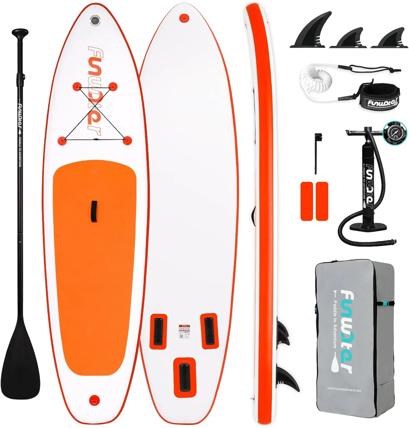 

Inflatable Ultra-Light Stand Up Paddle Board for All Skill Levels with Premium SUP Paddleboard Accessories,Non-Slip Comfort Deck