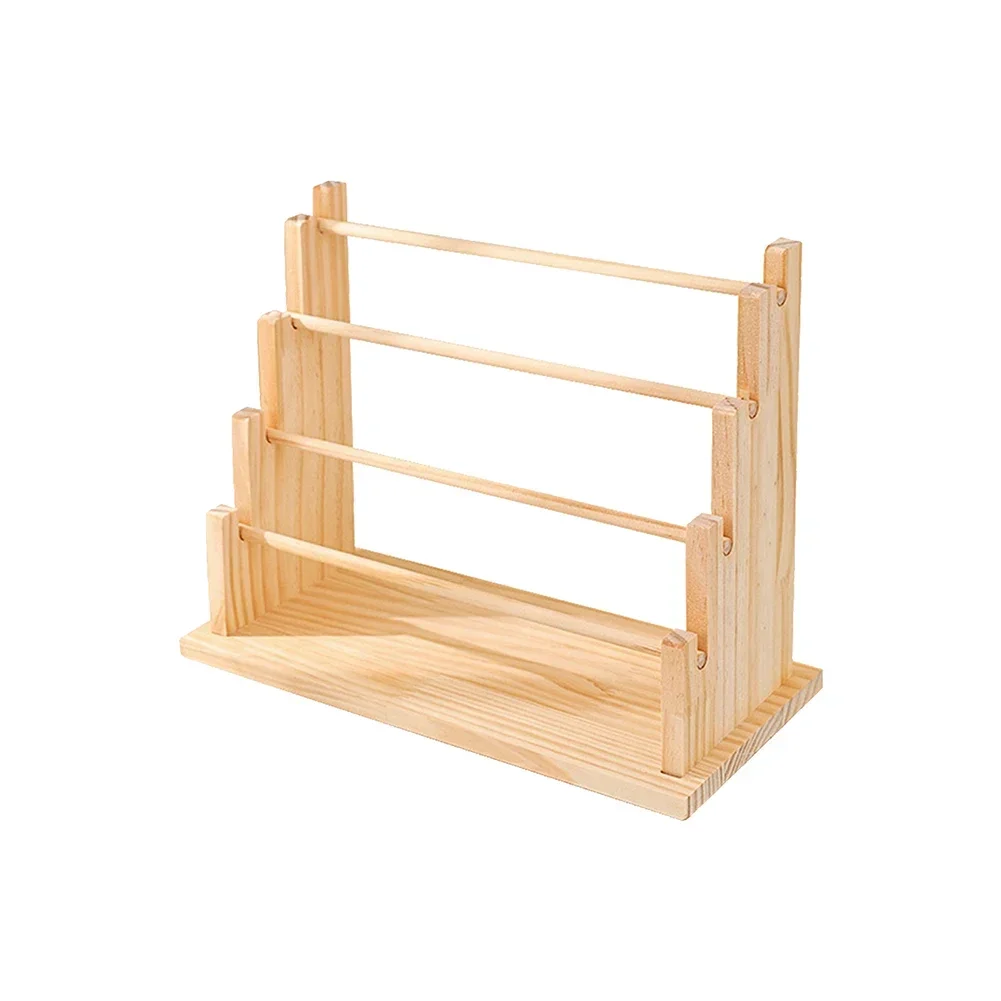 

Wooden Bracelet Stand and Display 6 Tier Bracelet Holder Organizer Displays for Selling Stand for Jewelry Bangle