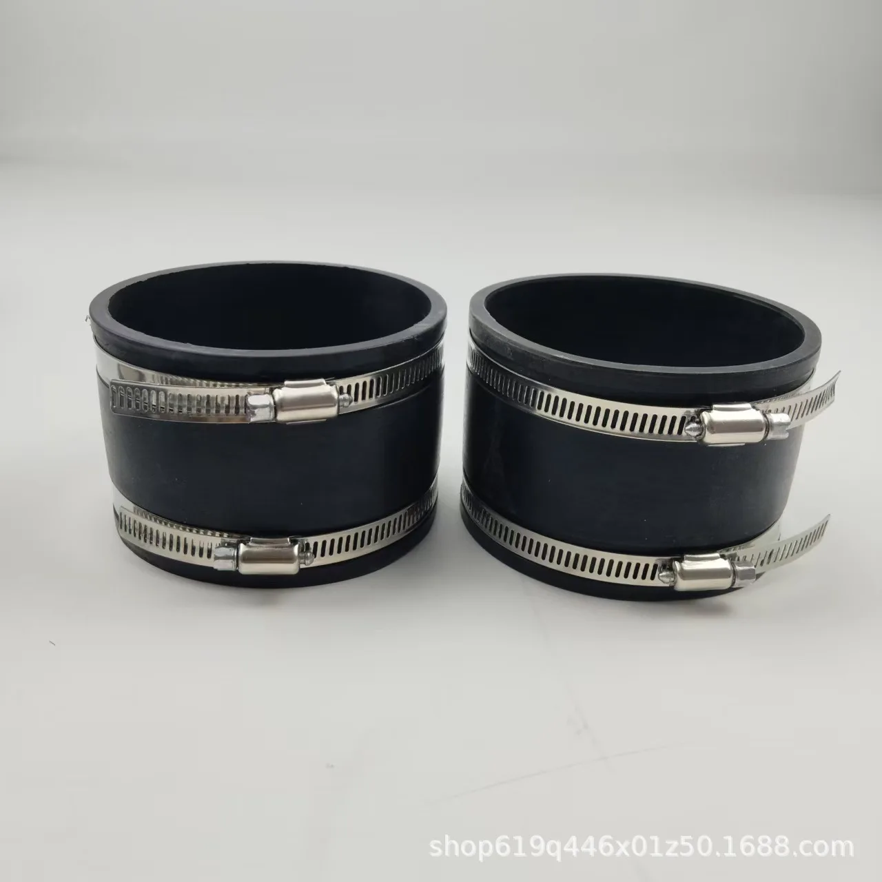 1PC Dust Control Flex Cuff with Stainless Steel Hose Clamps Flexible Pipe Coupling for Plumbing Connections pipe Connector Ports