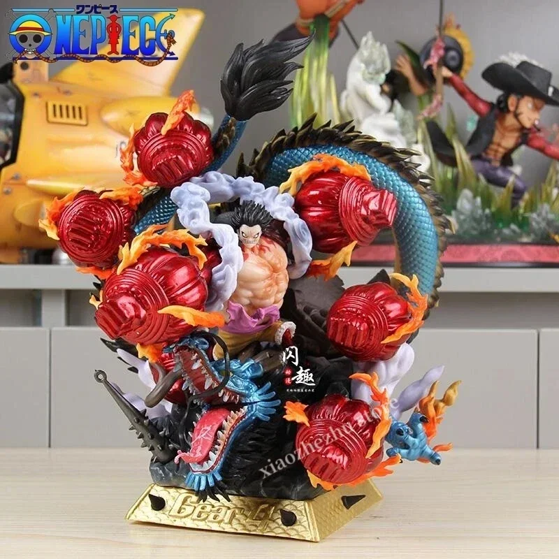 

24cm Anime One Piece Figure Gear 4 Luffy Kaido Gk Acton Pvc Statue Model Figurine Collecte Decorat Doll Toys Kid Xmas Gifts