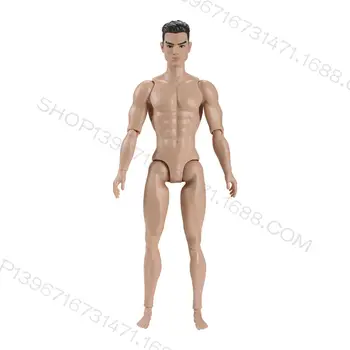 MAF Elemental BJD 6bodový mužský model vojáka, nahý lidský pohyb, sval, model 13 kloubů, hračka pro panenky 6 nejlepší prodej BJD panenka mužská nahá - №2