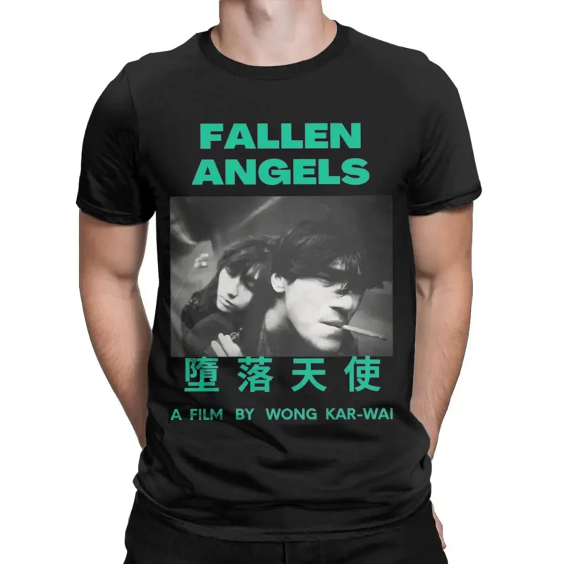 Fallen Angels Wong Kar Wai Men's T Shirt Funny Tee Shirt Short Sleeve Crewneck T-Shirts Cotton 4XL 5XL 6XL Clothing