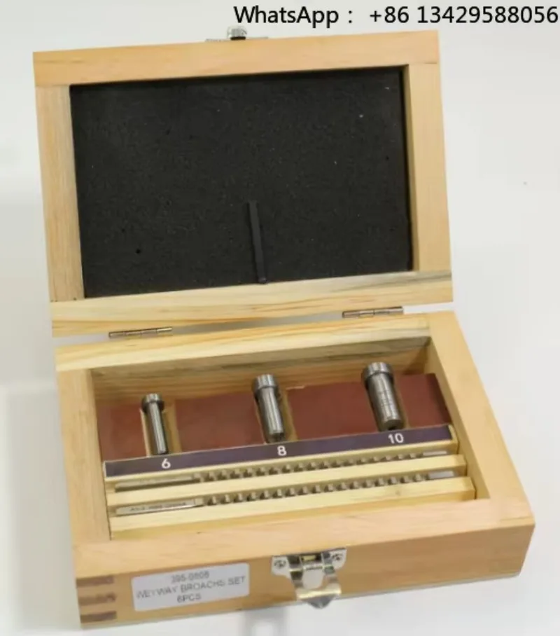 6-piece Keyway Puller Set, Metric Standard Part CNC Cutting Tool Set Broaches Keyway Cutting Tool