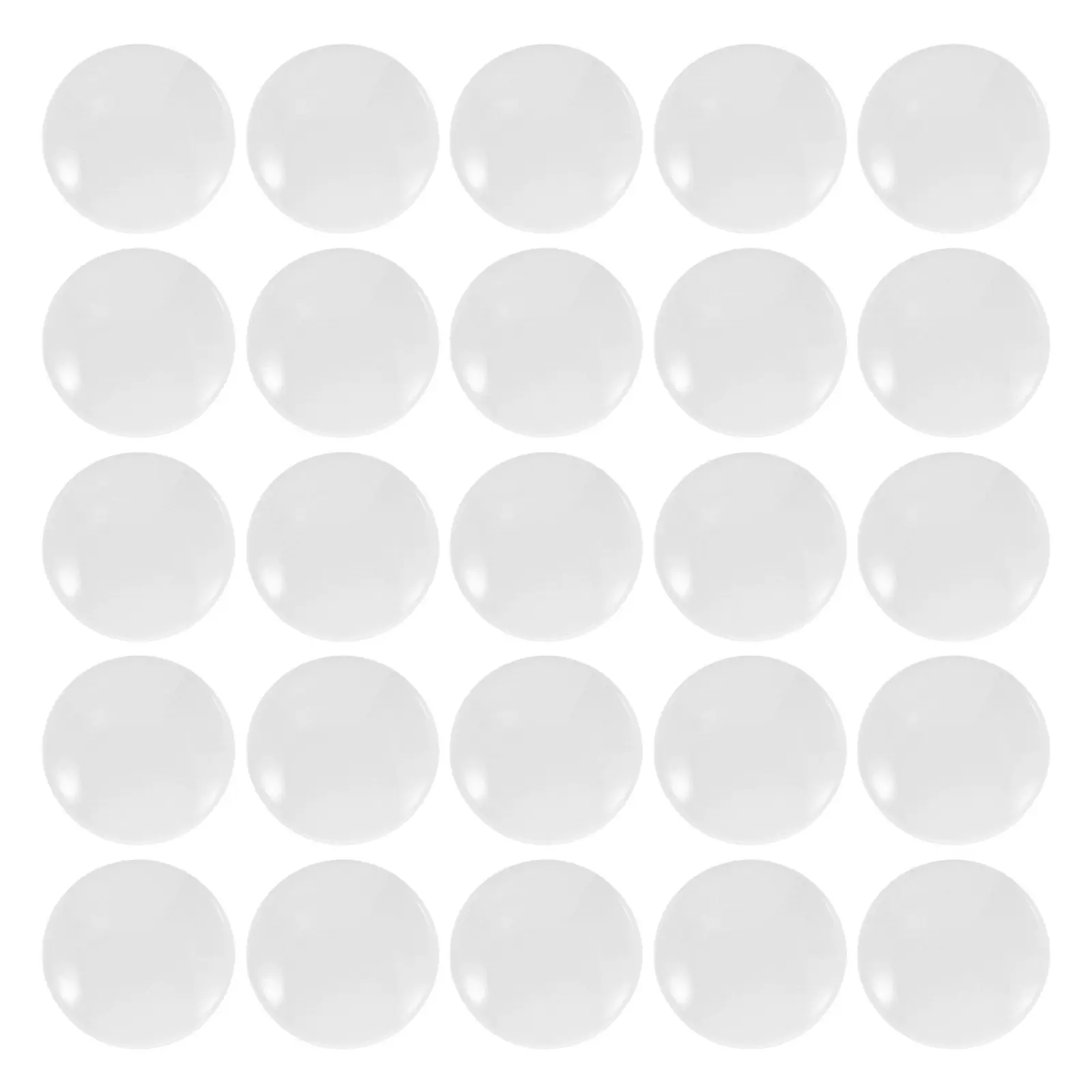 50Pcs Transparent Glass Dome Cabochons Clear Round Flat Back for Jewelry Making Photo Pendant Craft Supplies 35Mm Artistic Glass