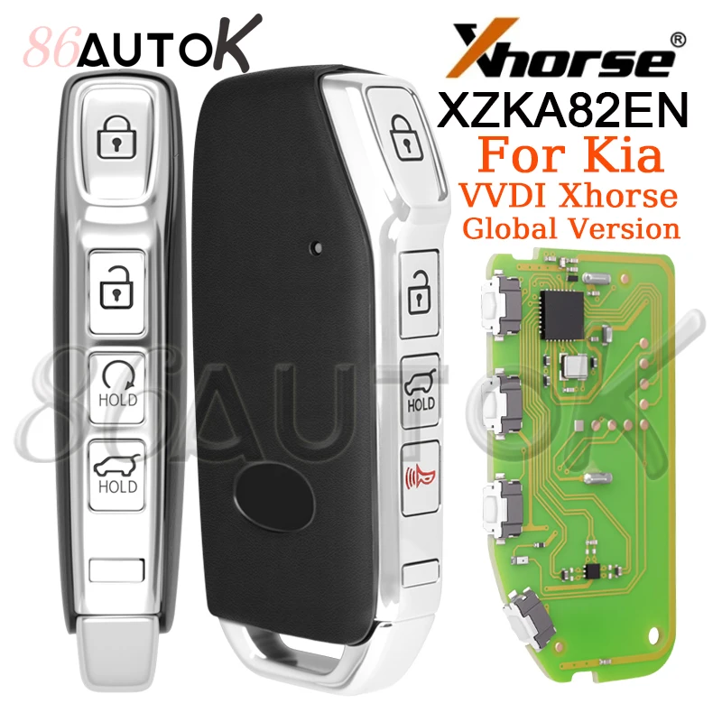 

XZKA82EN PCB Xhorse VVDI глобальная версия для KIA Hyundai Sportage Niro K7 K5 Поддержка 47 4A 8A Чип Универсальный умный автомобильный дистанционный ключ