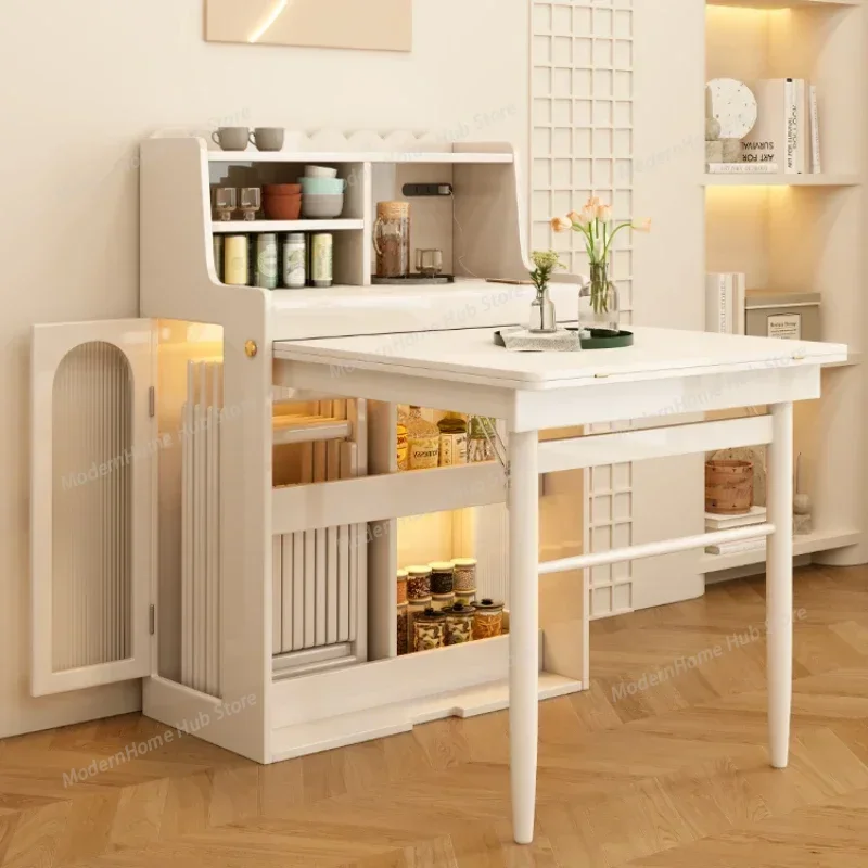 Folding Breakfast Chairs Living Room Transparent Table Wooden Bar Foldable Free Shipping Muebles Para El Hogar Home Furniture