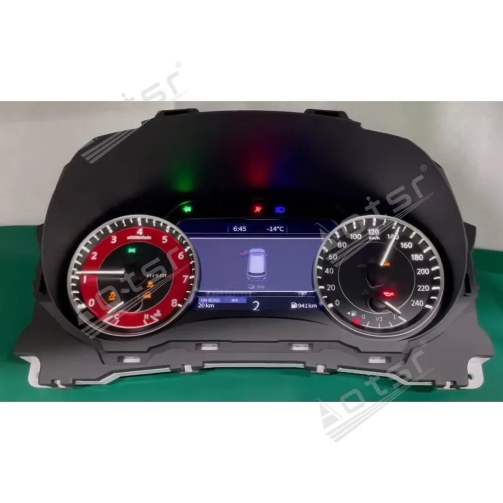 

Qualcomm Digital Cluster Odometer Screen For Nissan Patrol High end Machinery LCD Car Dashboard Instrument Panel Car Accessories