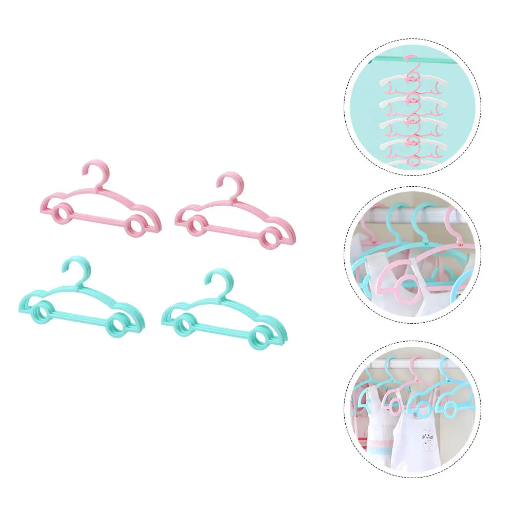 

10 Pcs Plastic Hangers Kid Clothes Kids Iron Wire Children Baby Small Pp Resin for