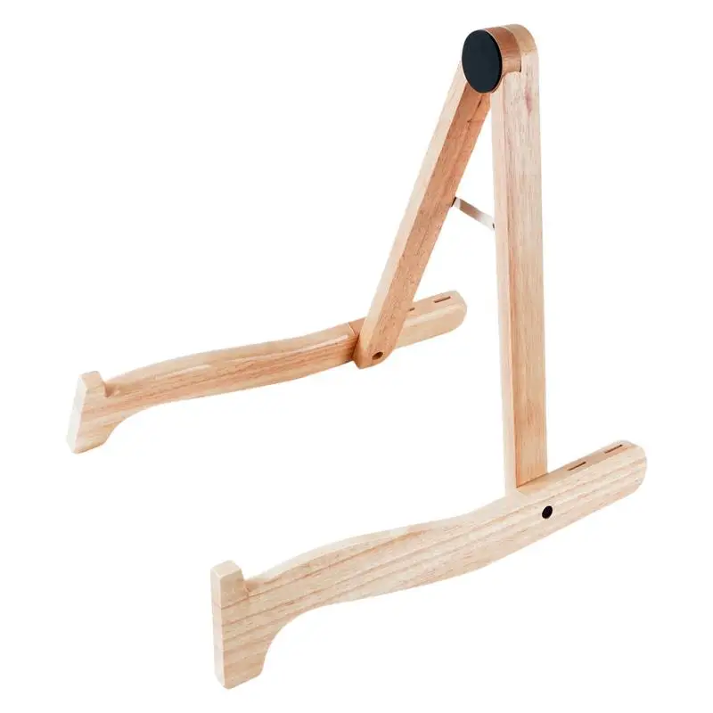 

Wood Guitar Stands Folding Floor Stand Stands With 4 Storage Slots A-Frame Guitar Stands For Acoustic Guitars Electric Bass