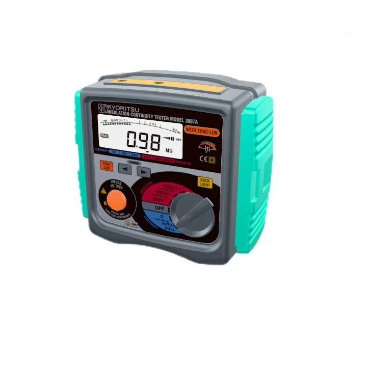 3007A Digital Insulation Continuity Tester 250/500/1000V Insulation Resistance Meter 20/200/2000MΩ KEW3007A