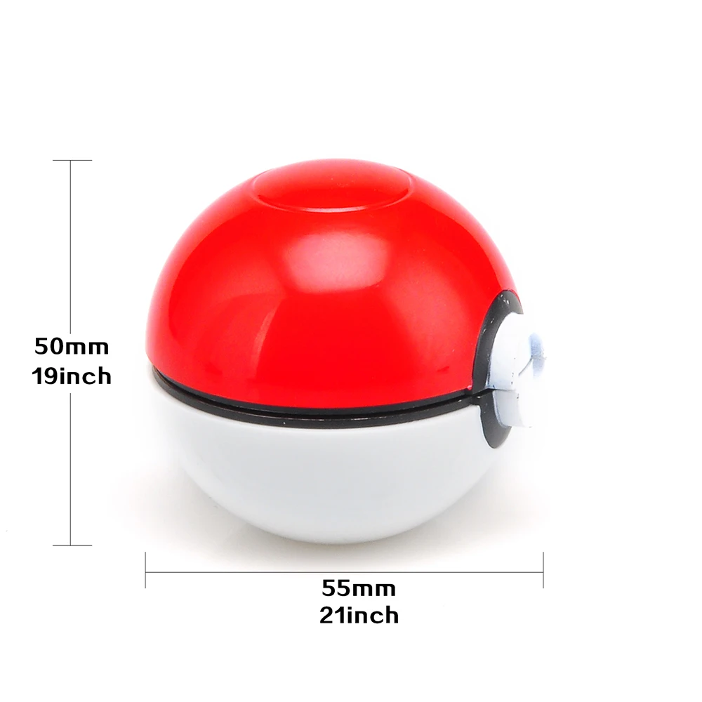 12pcs Poke Ball Metal Tobacco Spice Grinder 3 Layers Herbal Crusher 50mm Smoke Coffee Herb Cigarette Accessories