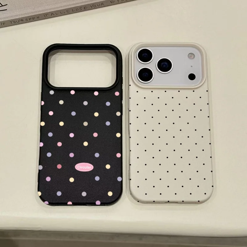 Polka Dots Phone Case For Samsung Galaxy S26 Ultra S25 Plus FE A57 A37 A07 A36 A26 A55 A15 A25 A35 A16 A54 A14 A34 A24 A06 A52