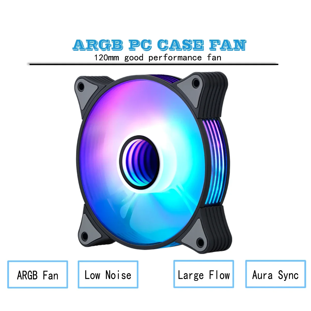 IWONGOU Ar12pro Fans 120mm Argb 4pin Kit Cooler Unlimited Space Slient Pc Cooling Ventilateur Computer rgb fan pc controller